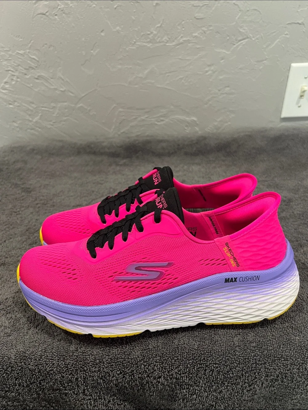 🔥 SKECHERS Kaplan Hands Free Slip-ins Women's Max Cushion Elite 2.0 Sneaker Sz 9